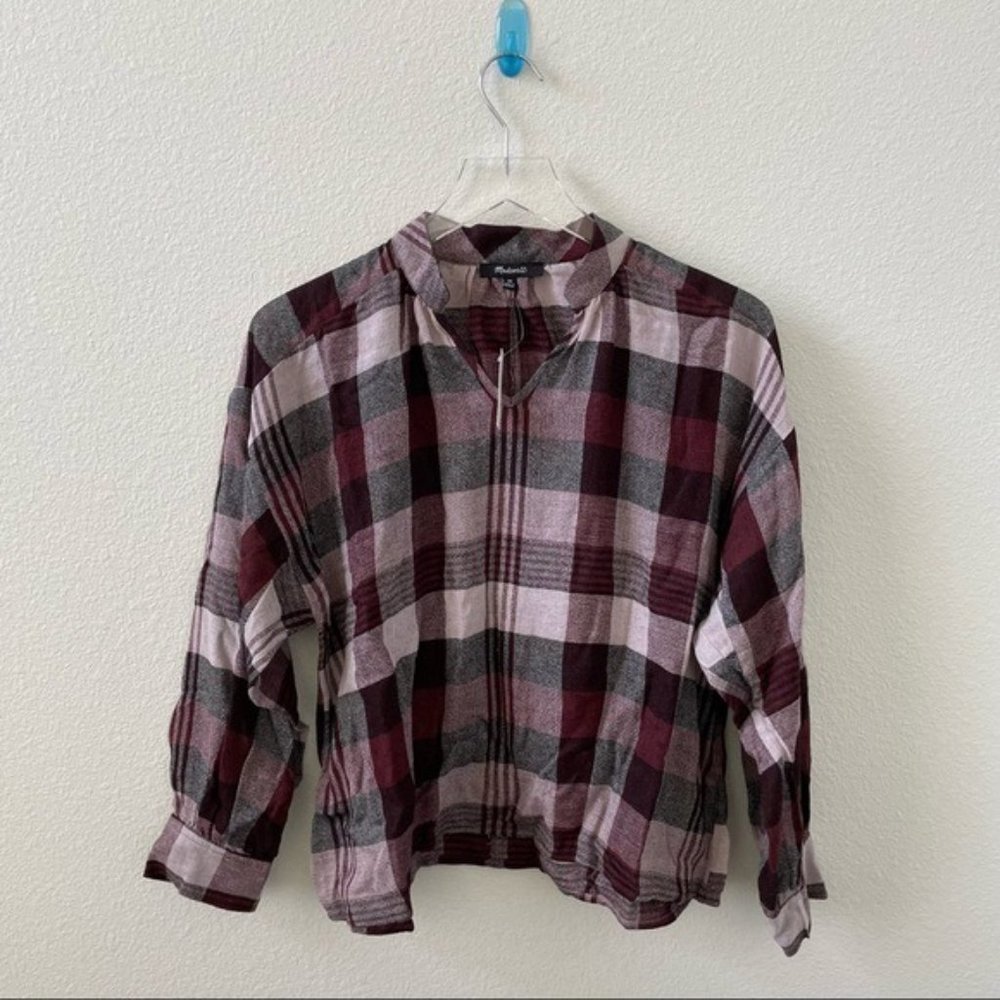 Madewell Highroad Popover Shirt in Schorr Plaid - Picture 6 of 10